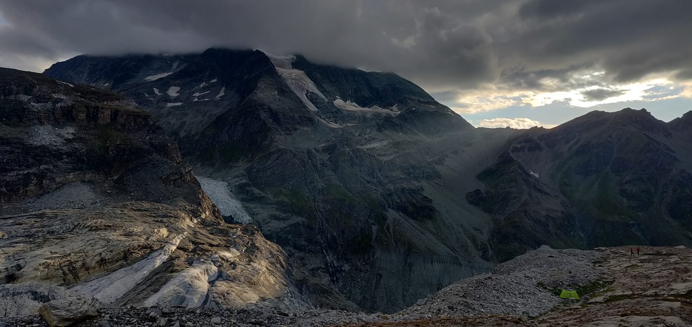 Berge im Abendlicht
